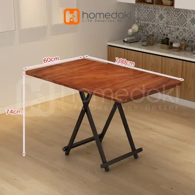 Meja Lipat / Meja Lipat Kayu / Meja Makan Portable / Meja Lipat Besi / meja makan lipat portable / Meja Laptop Portable / Meja Makan
