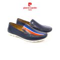 Giày lười nam Pierre Cardin chất liệu da bò thật nhập khẩu, đế cao su chống trơn trượt, bảo hành 12 tháng - PCMFWLF 513. 