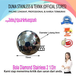 Bola Diamond Stainless 2 1/2in