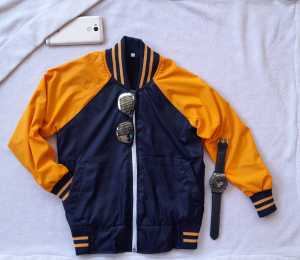 jaket anak parasut varsity usia 4-10 tahun