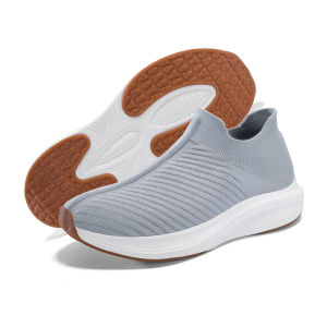 Banchugw Men Slip‑On Sock Sneakers Lightweight Men Shoes Breathable Soft Non‑Slip Walking Casual Sport Shoes