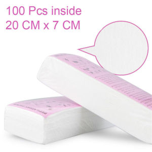 [Charming women] 100 Pcs hair removal non woven body cloth remove wax paper rolls high quality hair removal epilator wax paper strip