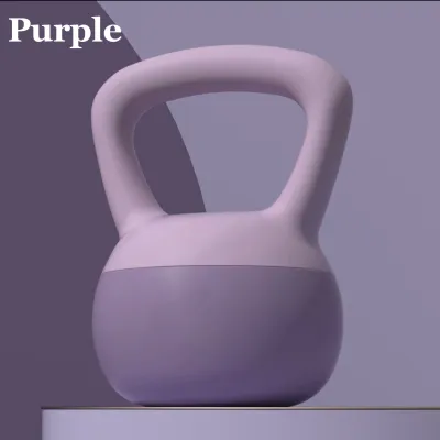 Kettlebell Soft Premium Dumbbell 4/6/8 Plastic Coated Tank Adult Home Exercise GYM Fitness Weight Lifting Dumbell 4/6/8KG