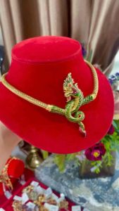 💥สร้อยคอพญานาค เสริมโชคลาภ บารมี ความมงคล สินค้าเป็นของแท้มีใบรับประกันดูแลตลอดการใช้งาน AUFU STORE