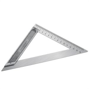 Thước Ê Ke Đo Độ Vuông Góc Dài 15cm Hình Tam Giác Đều Chất Liệu Hợp Kim Bền Bỉ Dụng Cụ Sữa Chữa Đo Lường Cơ Khí