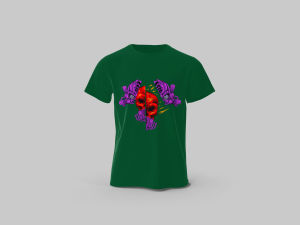 Baju Kaos Distro mecha robot scifi skull