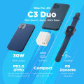 Innergie C3 Duo USB-C Power Adapter 30W. 