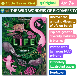 Life The Wild Wonders of Biodiversity | Hardcover | Thames & Hudson | Age 7+ | Science Picture Book | Nature & Animals | Birthday Gift Present Idea