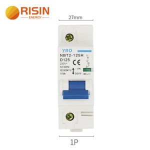 Cầu dao tự động mini loại C công tắc khí MCB 1P 80A/100A/125A loại nhỏ 230V AC một cực bật/tắt.