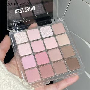 MUGELEEN Eyeshadow Palette พาเลทอายแชโดว่ามีดินที่มีน้ำมันกันน้ำและกันเหงื่อ ผ้าไหมสว่างสําหรับผู้เริ่มต้น พาเลทอายแชโดว่า