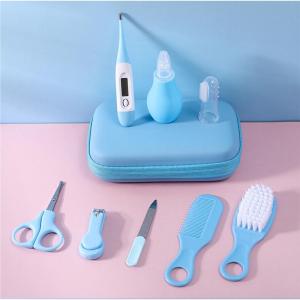 8 In 1 Baby Care Kits Baby Grooming Set With Pouch Nasal Aspirator Thermometer Toothbrush Newborn Gift