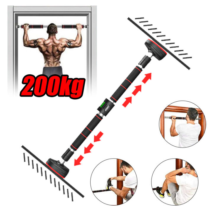 76-100CM Door Horizontal Bars Steel 500kg Home Gym Workout Chin