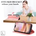 Flip Case for iPhone 11 X XS XR SE SE2 8 7 6 6s 5 5s Pro Plus Max 2020 2022 Plain Leather Wallet Cover Card Slots Embossed Phone Casing. 