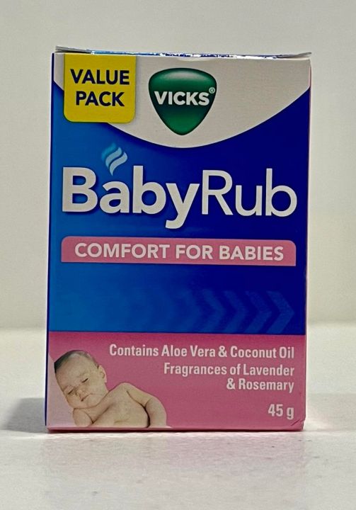 Vicks Baby Rub 45g. Comfort for Babies | Lazada PH