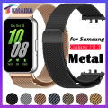 Milanese Loop Metal Band Strap For Samsung Galaxy Fit 3 Stainless Steel Belt Strap Wristband Watchband Bracelet Accessories Tali Jam Tangan Smartwatch for Samsung Fit 3 Band. 