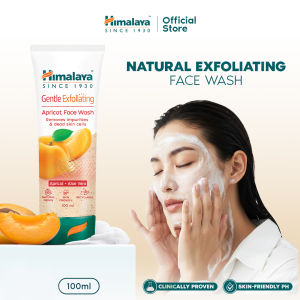 Himalaya Apricot Gentle Exfoliating Herbal Face Wash 100ml | Soap-free Brightening Skincare