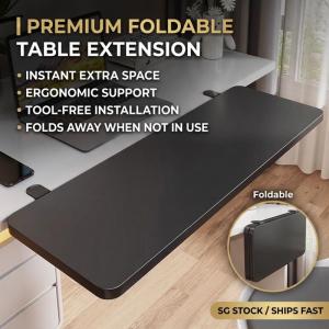 Desk Extension Board Foldable Ergonomic Desk Extender Clamp On Table Expansion Widening Board Table Hand Support