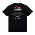 Aerostreet T Shirt Streetwear Agent Of Change Hitam Kaos T-Shirt T-Shirt AADAA. 