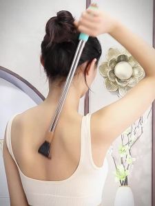 Back Scratcher Telescopic Stainless Steel Back Scratcher Stick Back Scratcher Extendable suitable home travel workplace or everyday routines Practical Design for the Stated Purpose