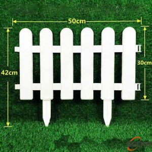 Seeko  White Fence Yard Home Garden Decoration Strong Outdoor Fence Gardening Fitment