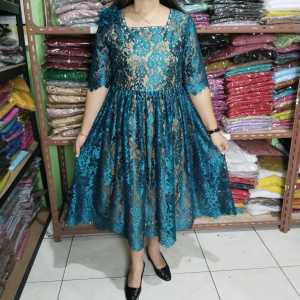PIPO DRES SEMI PRANCIS KUALITAS PREMIUM/BAJU SEMI KEBAYA WANITA MODREN SIRKEL KATUN BRUKAT ADEM KELUARAN TERBARU 2024 VIRAL