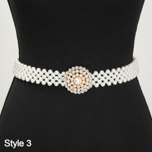 NOONOOR  Thắt lưng với ngọc trai Co giãn cho nữ Thanh lịch Thắt lưng dây rút Thời trang Đơn giản Dây đeo thắt lưng  cương giả Dành cho Nữ