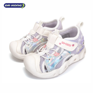 Dr Kong Baby Sandal Arch Support Healthy Foot Development Toddler Girls 16M - 3Y LED Light Shoes (DK-1S14B2041BW)