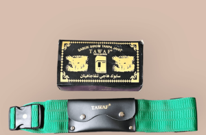 [SINGAPORE SELLER] Mens Ihram Belt Tawaf For Hajj & Umrah / Tali Pinggang Ihram Untuk Haji & Umrah(GREEN & WHITE)
