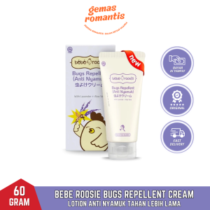 Bebe Roosie Bugs Repellent 60 gr - Cream Anti Gigitan Nyamuk Bayi Penghilang Bekas Gigitan Nyamuk Bahan Alami