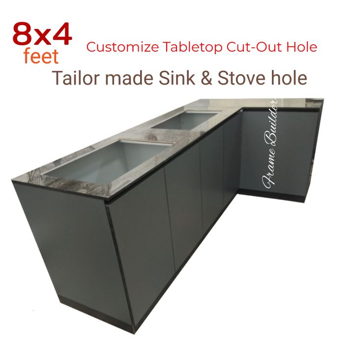 [PRE-ORDER] KItchen Cabinet /L-Shape Kitchen Cabinet /Aluminium Kitchen