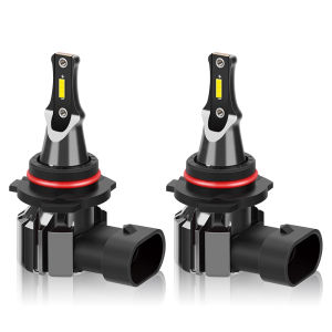 Roadsun 2PCS H4 LED Car Headlight Bulbs H1 H7 H11 9005 9006 HB3 HB4 Canbus No Error 20000LM 110W 6000K High Brightness Hi-Lo Beam CSP Double-Sided Chips All in One Designed Led Fog Lights Plug and play
