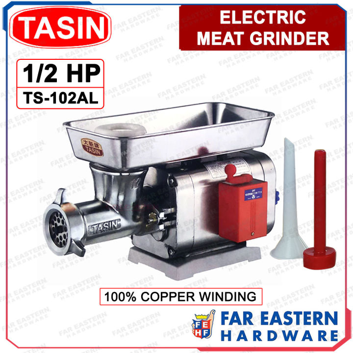 TASIN Electric Meat Grinder Mincer 1/2Hp TS-102AL 100% Copper