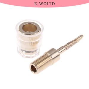 TENXI3 2 4 cái đầu nối chốt chuối cái đến 2mm đầu cắm cáp Hifi đầu cắm dây đồng bện