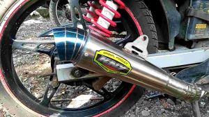 Knalpot KNY Racing Jigsaw Sarangan Setengah Engker Poll Satria Fu Vixion Jupiter MX Old New King CB150R Old New DLL