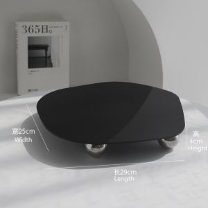 Modern High-Grade Irregular Plate Acrylic Tray Jewellery Perfume Candle Home Decor Aromatherapy Stand Photography Prop