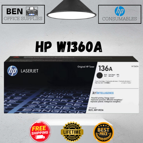 Genuine Hp 136a W1360a Black Original Laserjet Toner Cartridge Ready Stock Lazada 2035