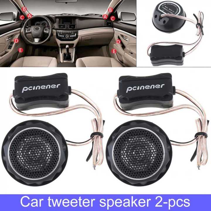 New Arrival Speaker Audio 4 Ohm 89 dB Speaker Mini Dapat 2 Pcs Universal All Mobil Dome Tweeter Loudspeaker Mobil HiFi 140W 2 PCS