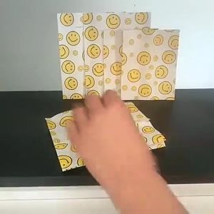 100Pcs Fries Paper Holder Fries Pouch Shawarma Burger Wrapper Greaseproof Paper Graham Bar Packaging