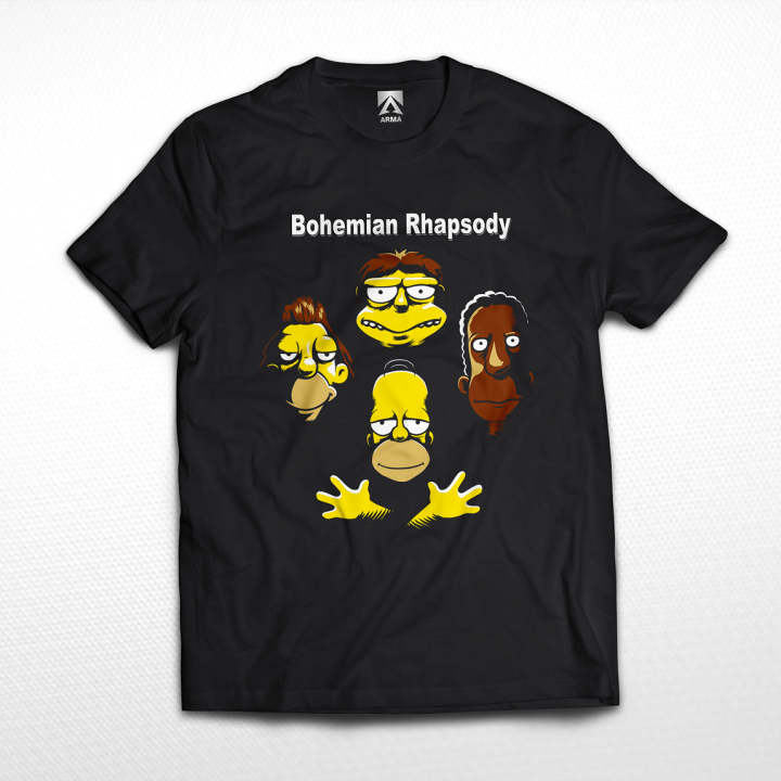 Kaos Band Queen Tee KAOS BAND QUEEN X THE SIMPSONS Bohemian