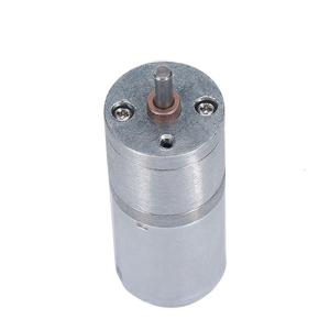12RPM to 1360 RPM 25GA370 Micro Speed Reversible Geared Motor 6V/12V/24V High Torque Motor with Eccentric Output Shaft