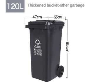 30/50/100/120/240L Food/Commercial and Industrial Trash Cans Large Trash Cans Wheeled Trash Cans Plastic