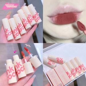 6 Colors Matte Lipstick Long Lasting Water Proof 24 Hours Lightweight Lip Tint Matte Lipgloss with Liptint Glossy Cosmetic for Student