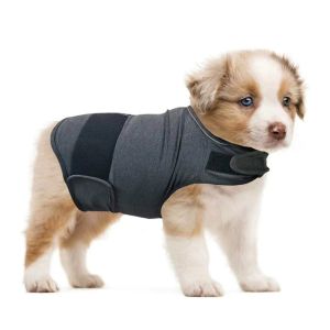 LABAICAI Breathable Dog Anxiety Jacket Soft Comfortable Dog Calming Vest Practical Warm Anti Anxiety Pet Coat For Dog Puppy