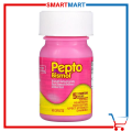 Pepto Bismol Bismuth Subsalicylate Upset Stomach Reliever Antidiarrheal 40 Caplets. 
