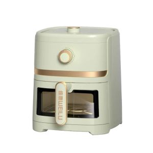 4.5L Home-appliance Visible Air Fryer Household Large Capacity Intelligent Double Knob Multi-function Electric Fryer