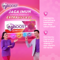 Imboost Extra Vit C & D3 Suplemen Tablet Daya Tahan Tubuh Non-Acidic Vitamin C isi 3 Strip 8 Kaplet. 
