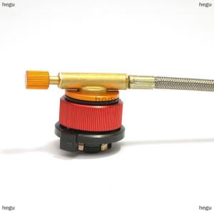 [COD] hegu Chất lượng cao cắm trại lò gas chuyển đổi thiết bị dài gas Tank gas lò chuyển đổi đầu kim loại gas Tank xi lanh Adapter