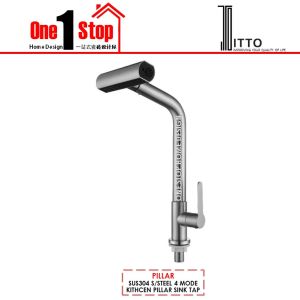 🔥ITTO🔥 SUS304 S/STEEL4 MODE KITCHEN SINK TAP