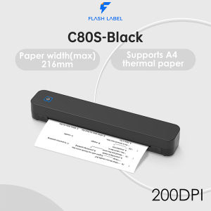 เครื่องสแกนรอยสัก C80 เครื่องพิมพ์ความร้อนขนาด A4 ขนาดเล็กความละเอียดการพิมพ์ 203dpi