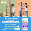 Canxi Cho Bé Nature's Way Kids Smart Bursts Calcium + Vitamin D3 Giúp Tăng Hấp Canxi Cho Xương Răng Chắc Khoẻ 50 Viên. 